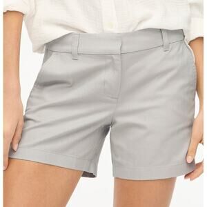 J Crew Women’s 16 (39 x 6) Shorts 5” Inseam 100% Cotton Chino Grey